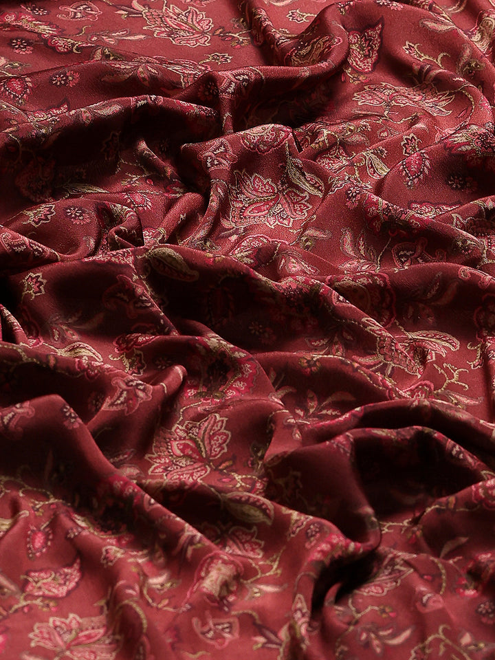 Digital Printed Crepe Saree