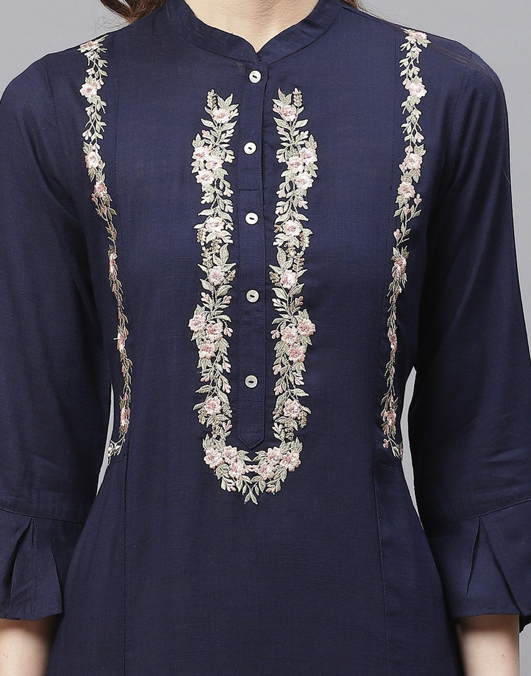 Cotton Kurti With Embroidery