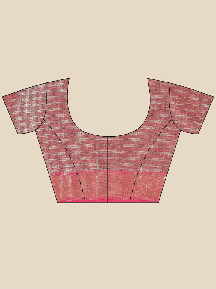 Zari Border Booti Cotton Woven Saree