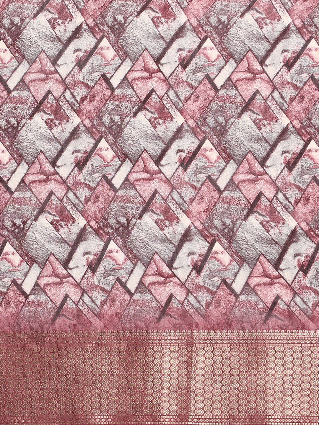 Printed Dola Silk Saree