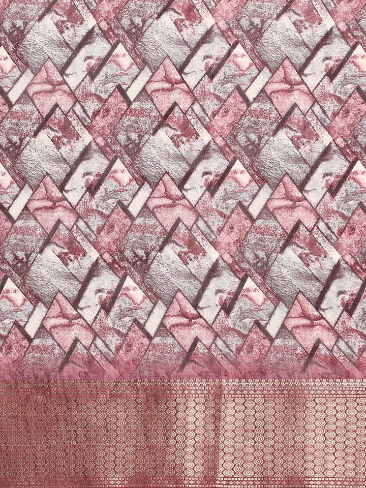 Printed Dola Silk Saree
