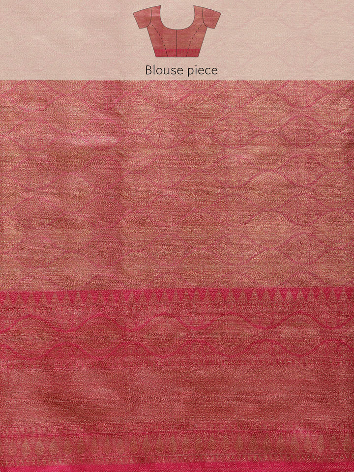 Zari Jaal Cotton Woven Saree