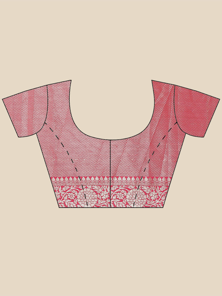 Zari Jaal Woven Banarsi Saree