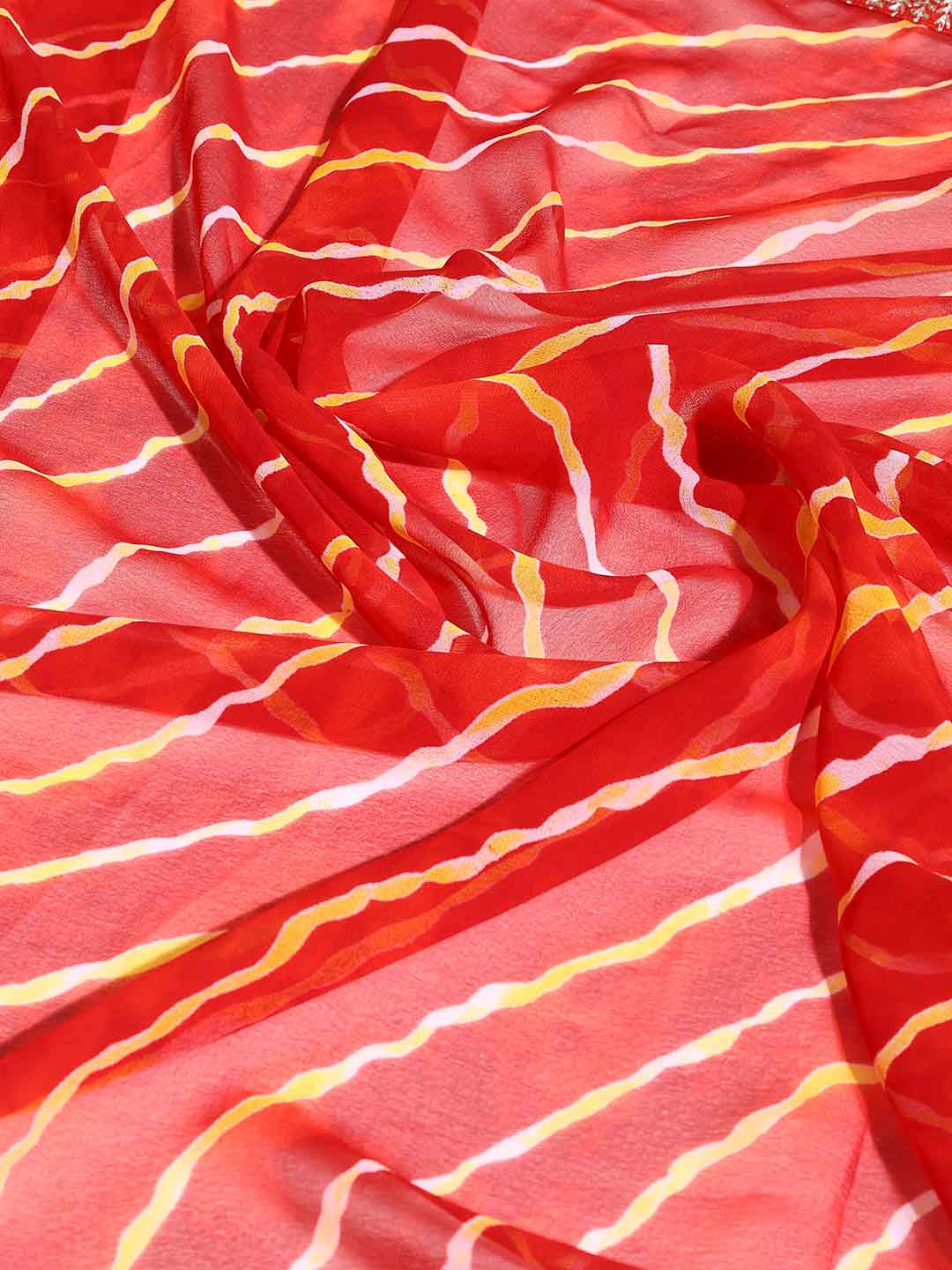 Printed Georgette Saree