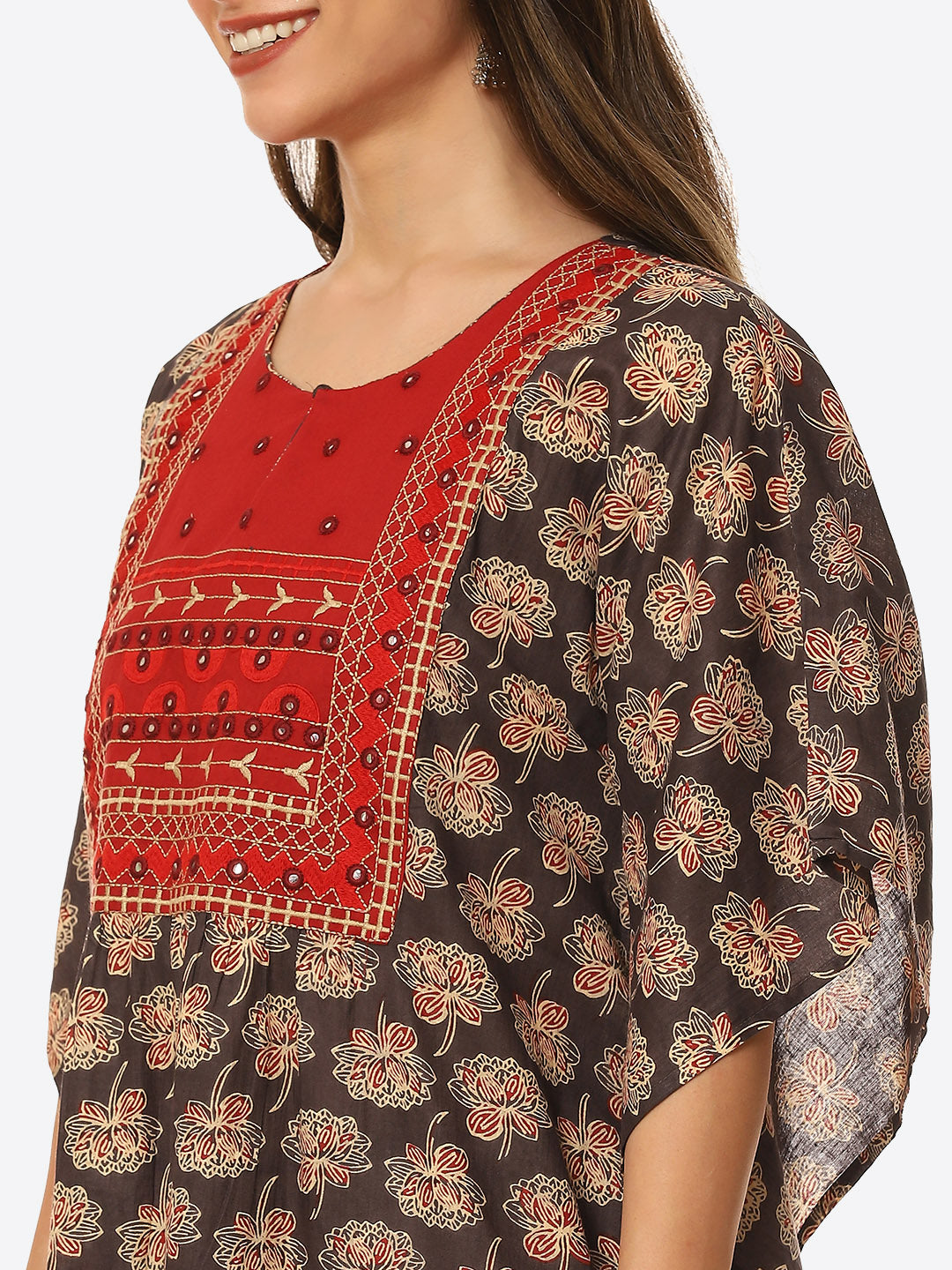 Printed Cotton Kaftan Kurta