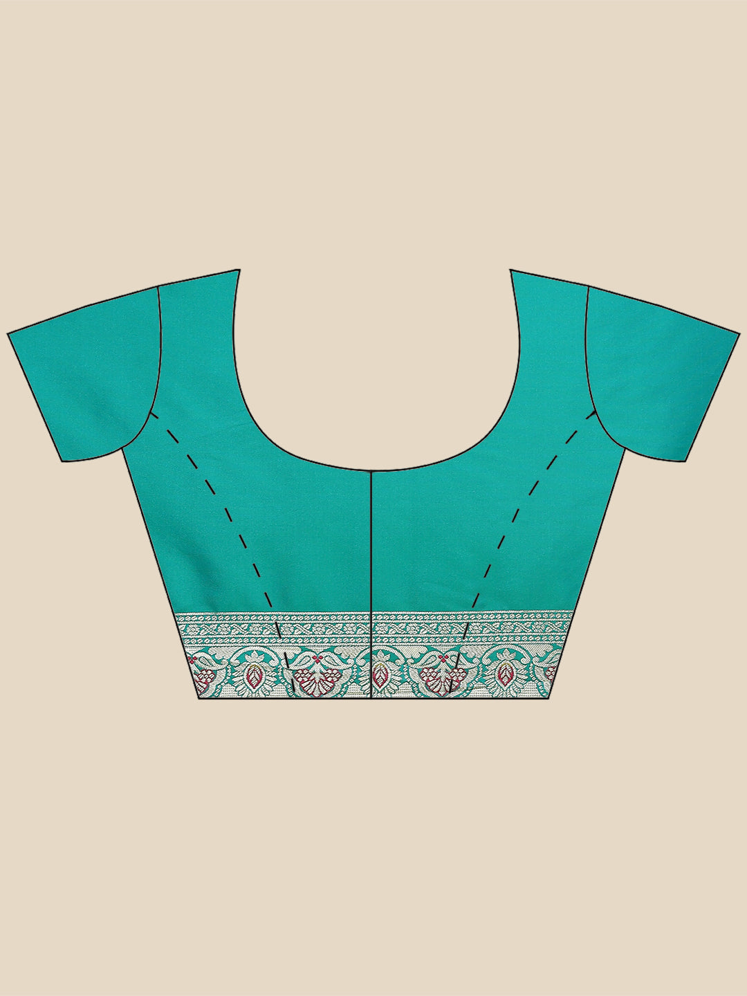 Zari Jaal Woven Art Silk Banarsi Saree