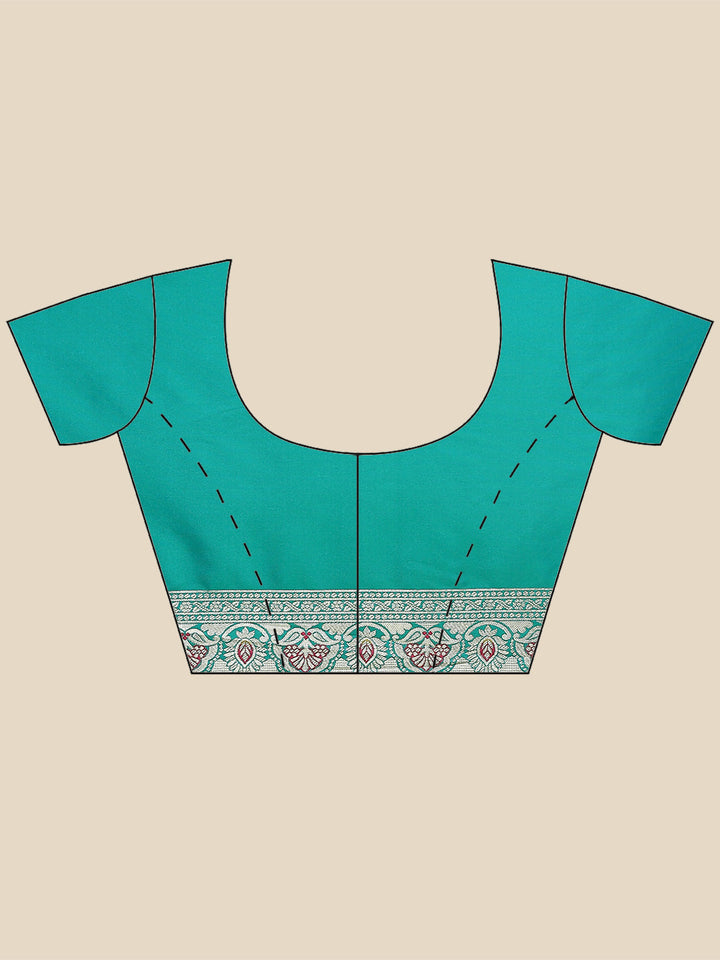 Zari Jaal Woven Art Silk Banarsi Saree