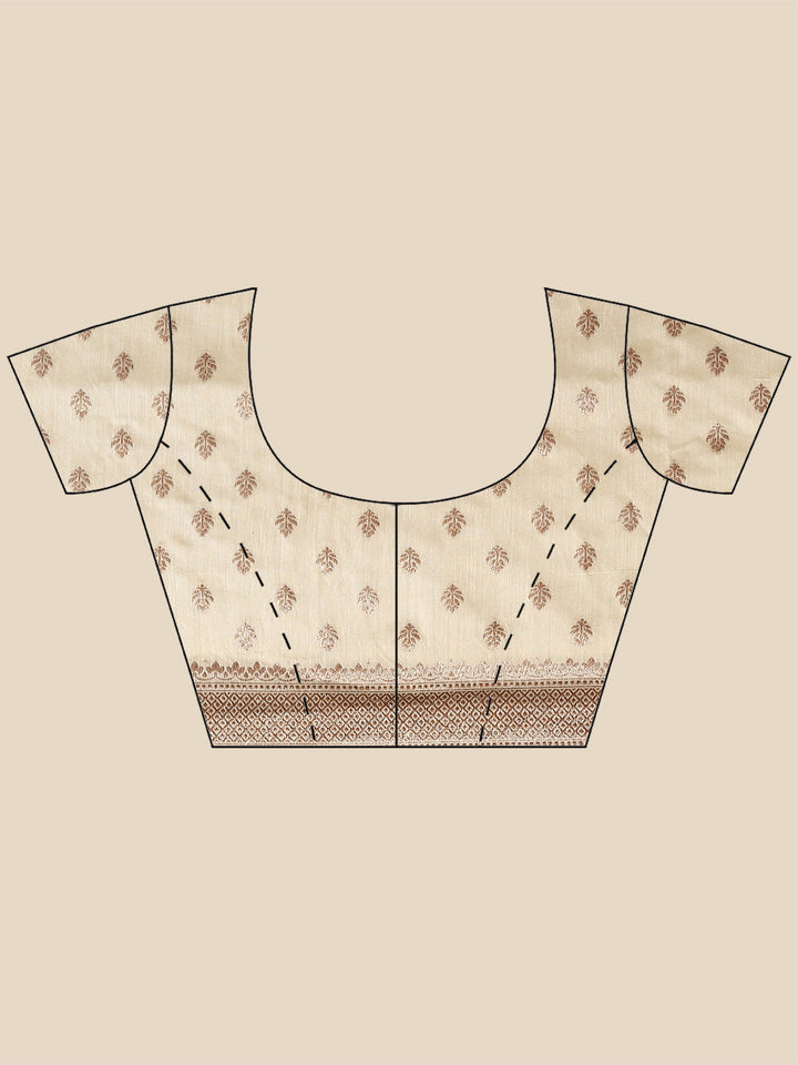 Antique Booti Banarasi Woven Saree