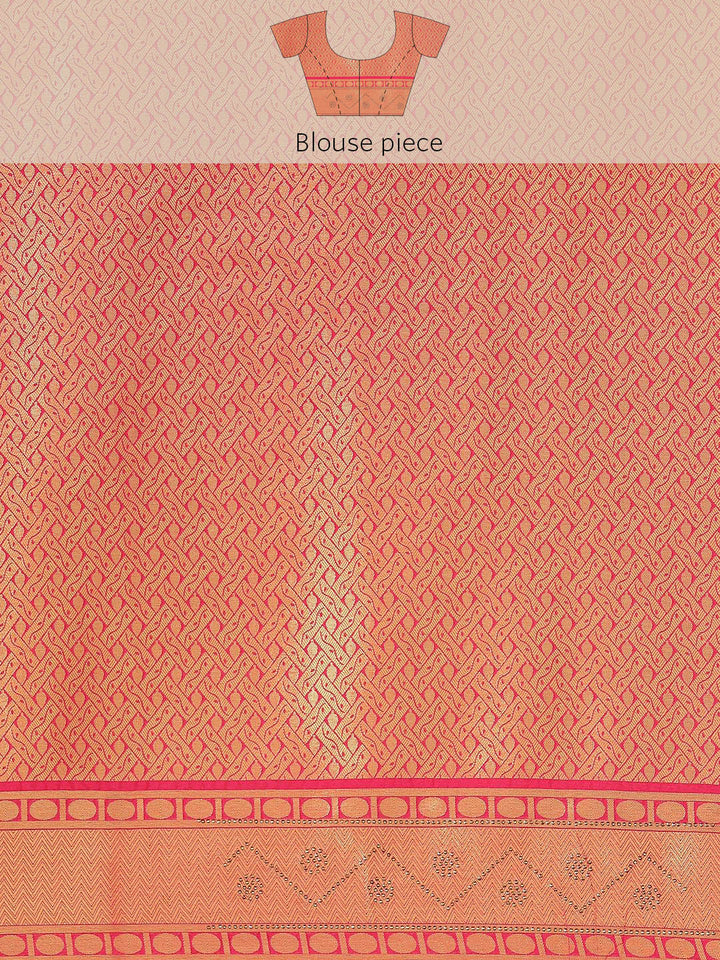 Brocade Art Handloom Saree with Stone Booti