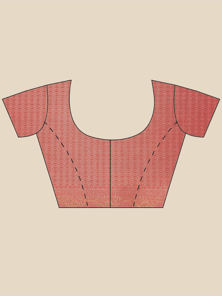 Leheriya Pattern Woven Handloom Saree