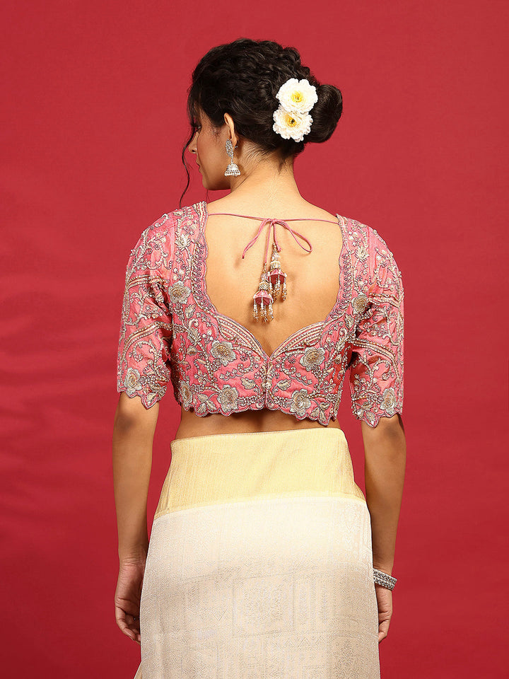 Embroidered Banarasi Saree