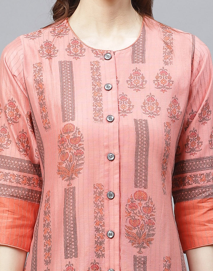 Straight Chanderi Kurta