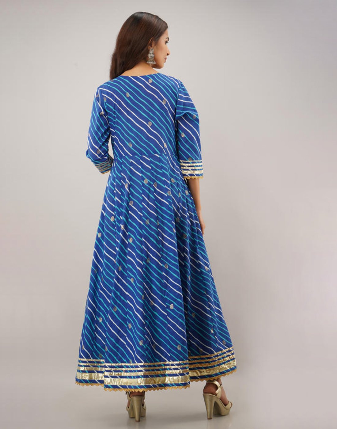 Printed Cotton Anarkali Kurti