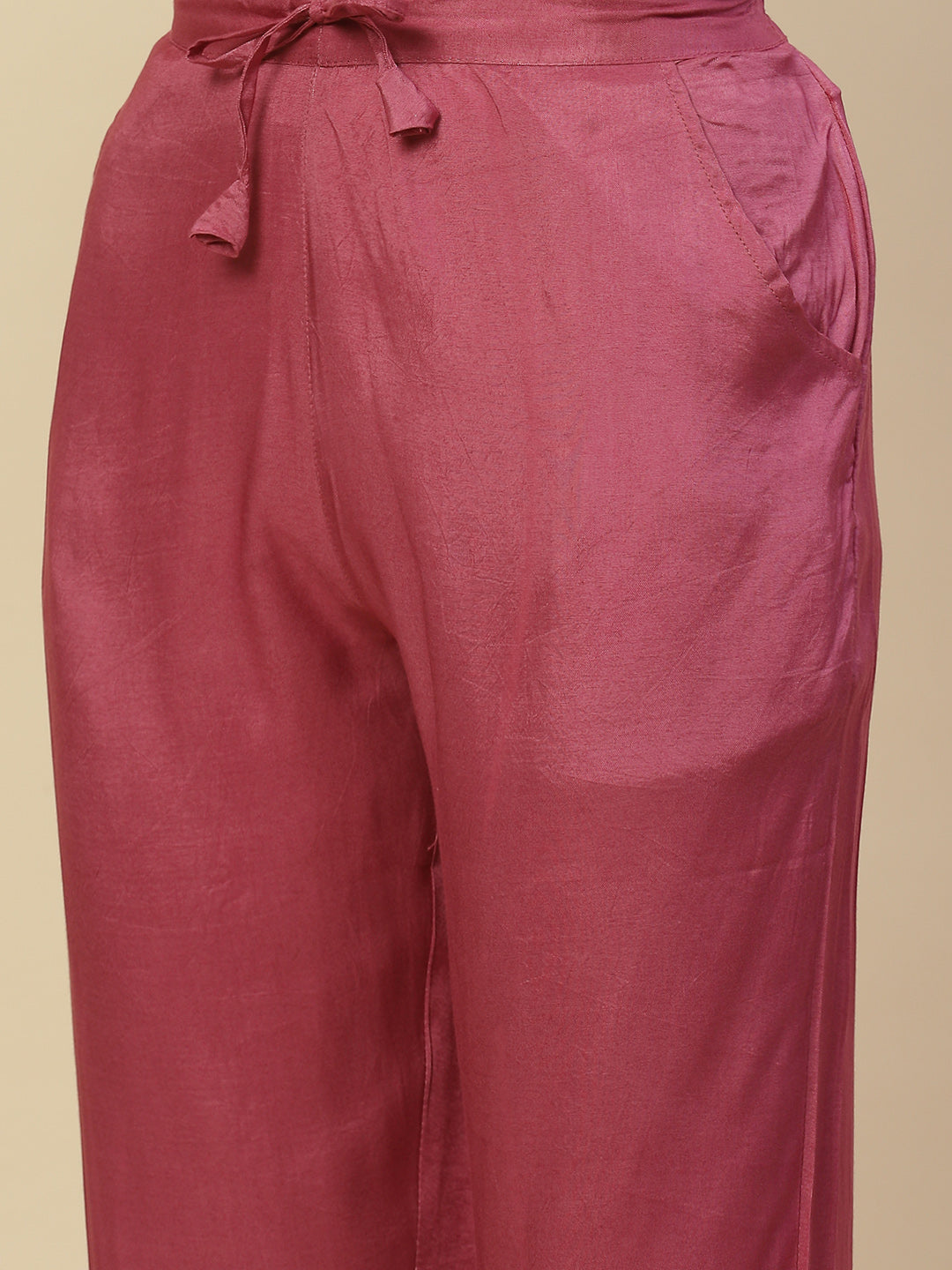 Floral Printed Cotton Kurta With Pants &amp; Dupatta