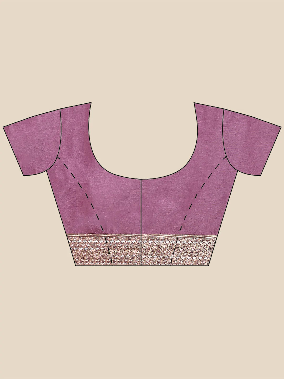 Zari Jaal Handloom Woven Saree