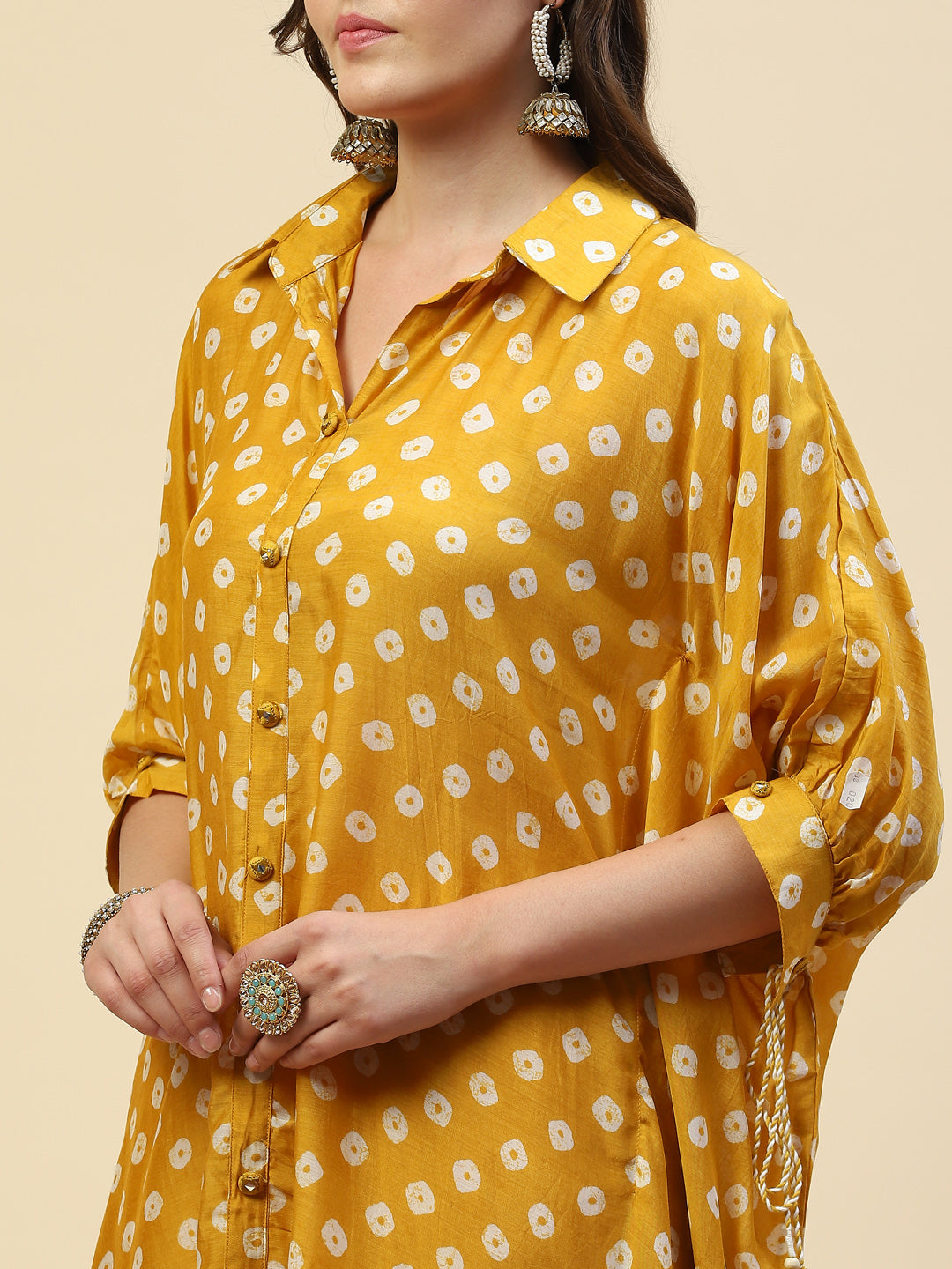 Printed Muslin Kurta With Pants