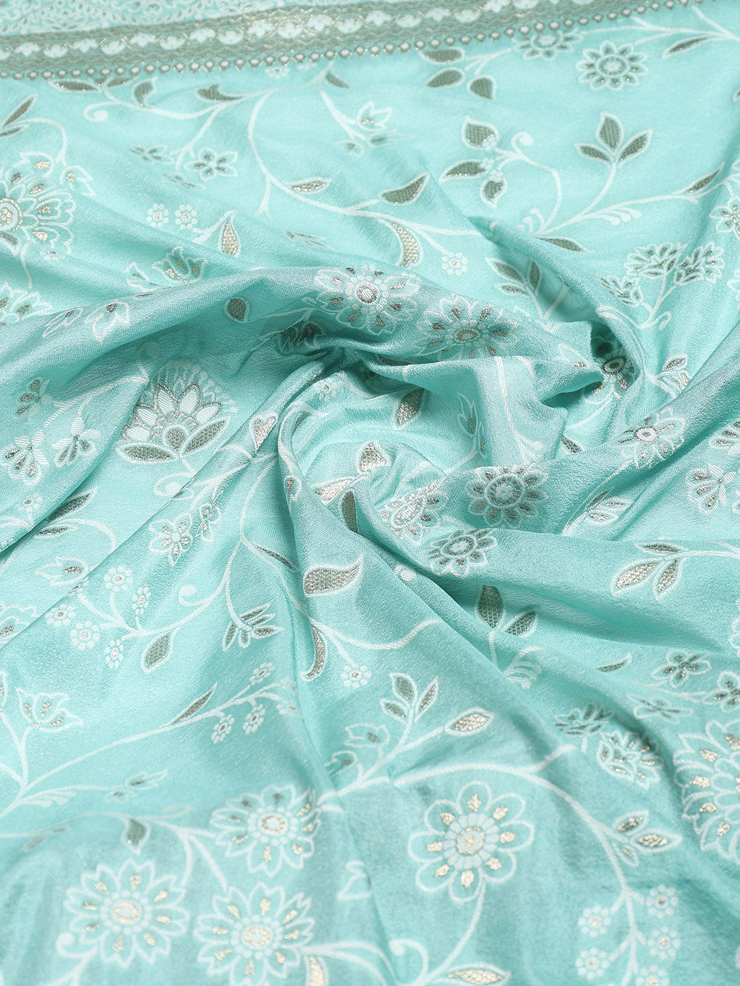 Zari Jaal Art Silk Woven Saree