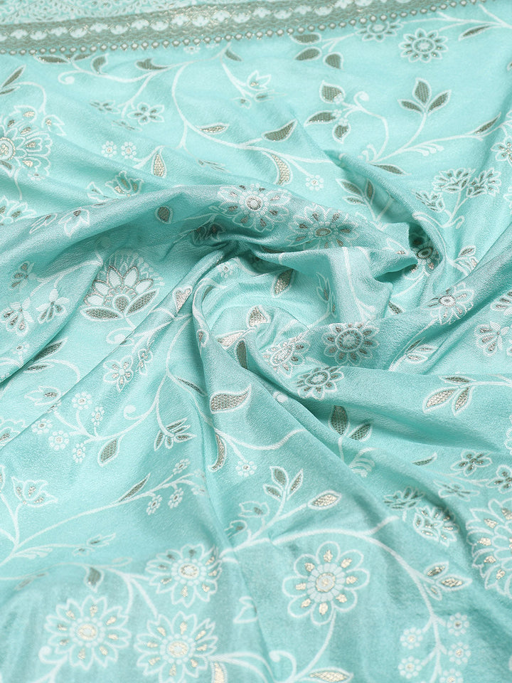 Zari Jaal Art Silk Woven Saree