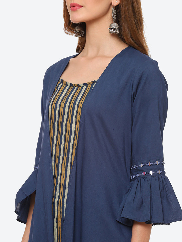 Printed Cotton Double Layered Kurta