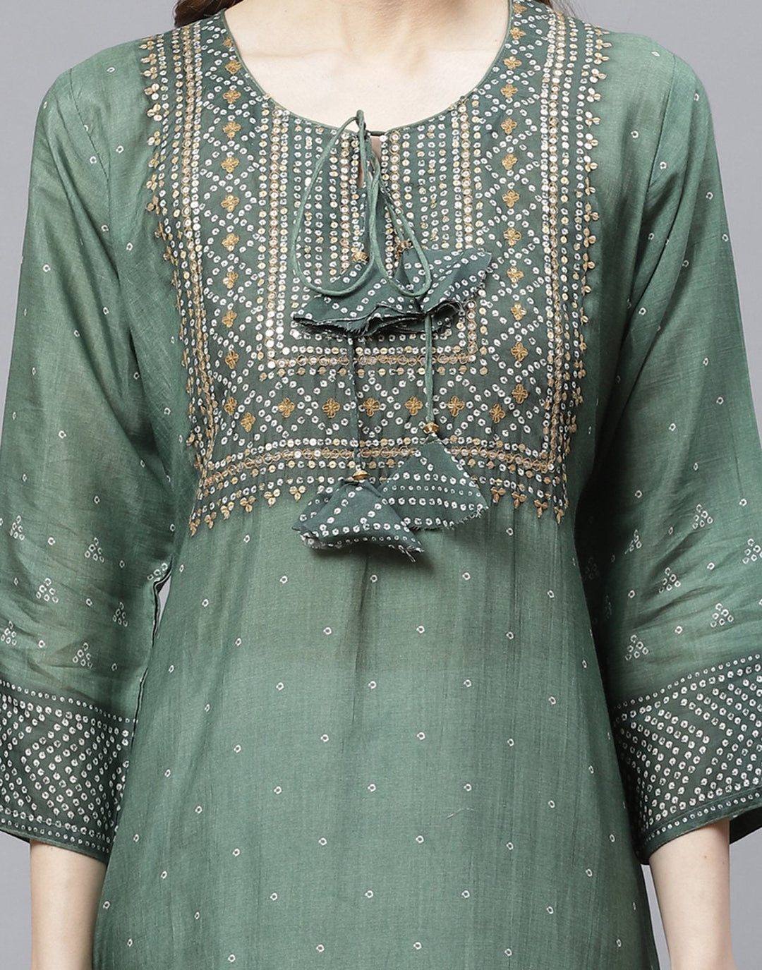 Elegant Straight Cotton Kurti