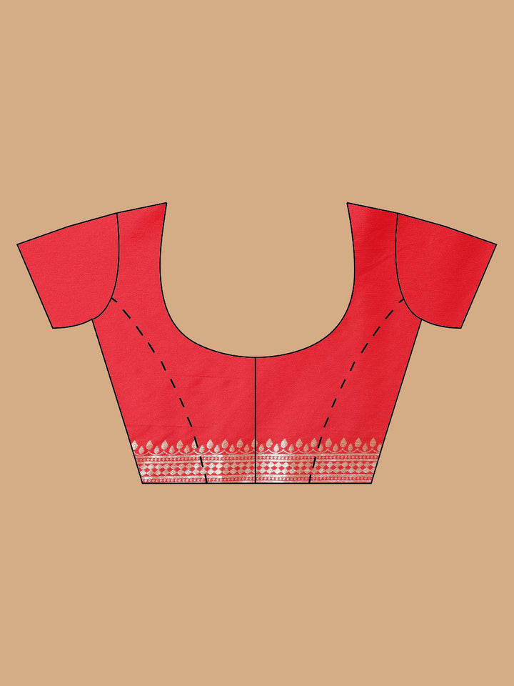 Zari Border Banarasi Woven Saree