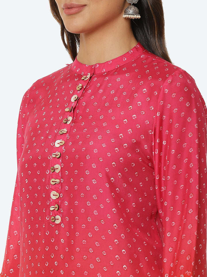 Printed Muslin Kurta