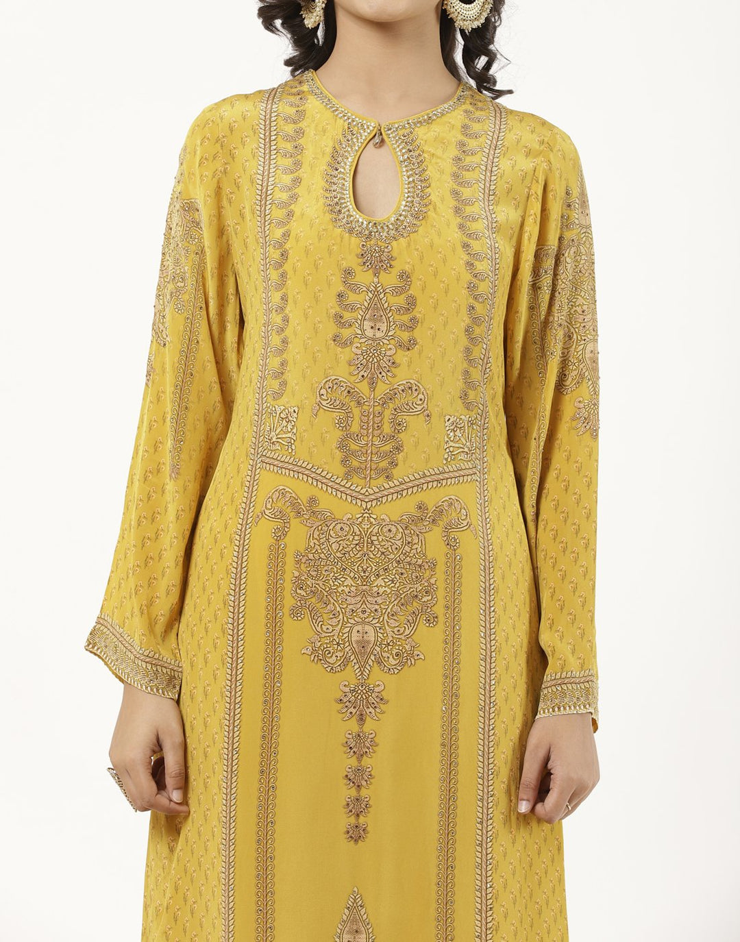 MBZ Meena Bazaar-Grey Digital Printed Crepe Salwaar Kameez Stitched Suit