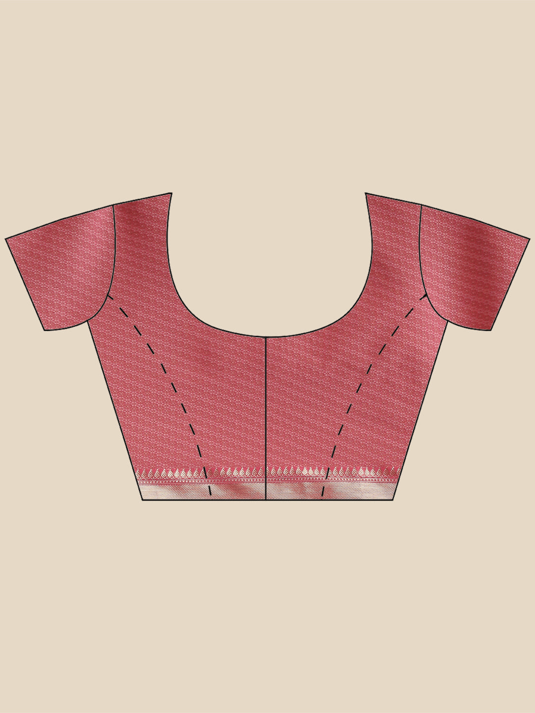 Resham Zari Border Woven Cotton Saree
