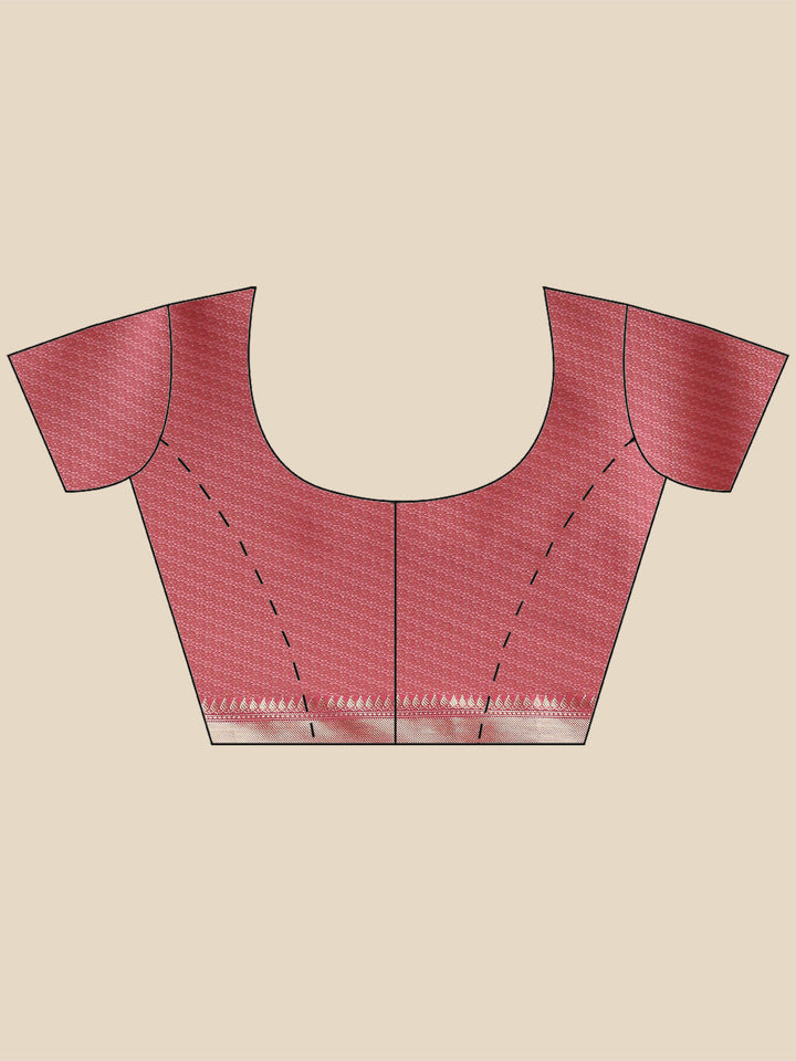 Resham Zari Border Woven Cotton Saree