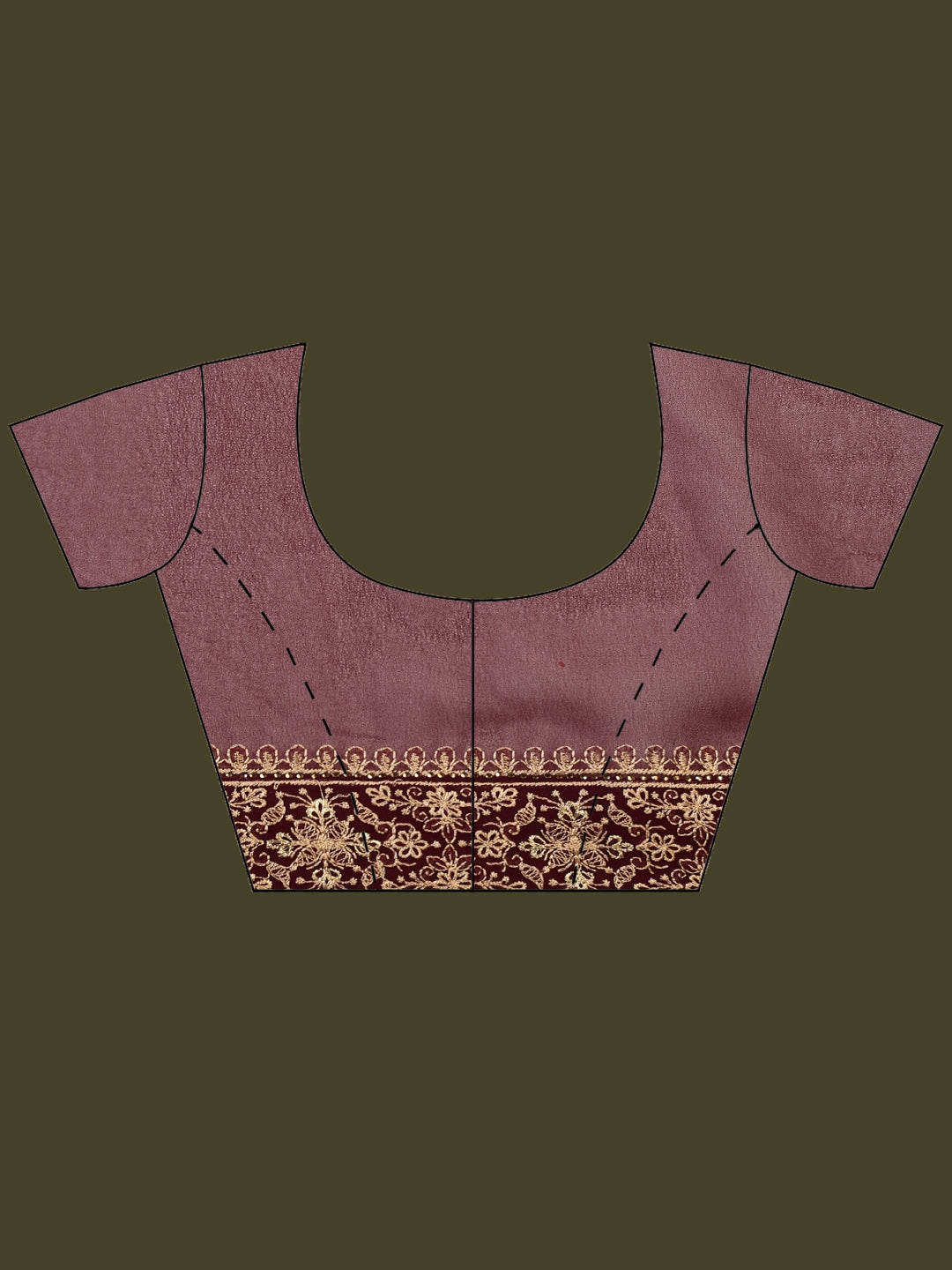 Embroidered Georgette Saree