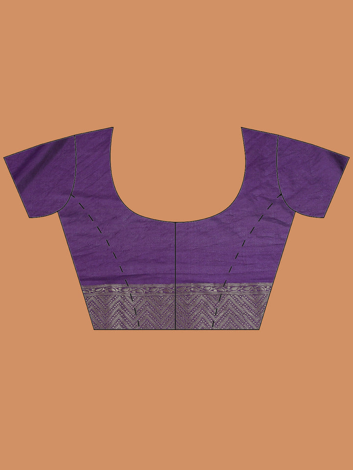 Plain Crepe Saree