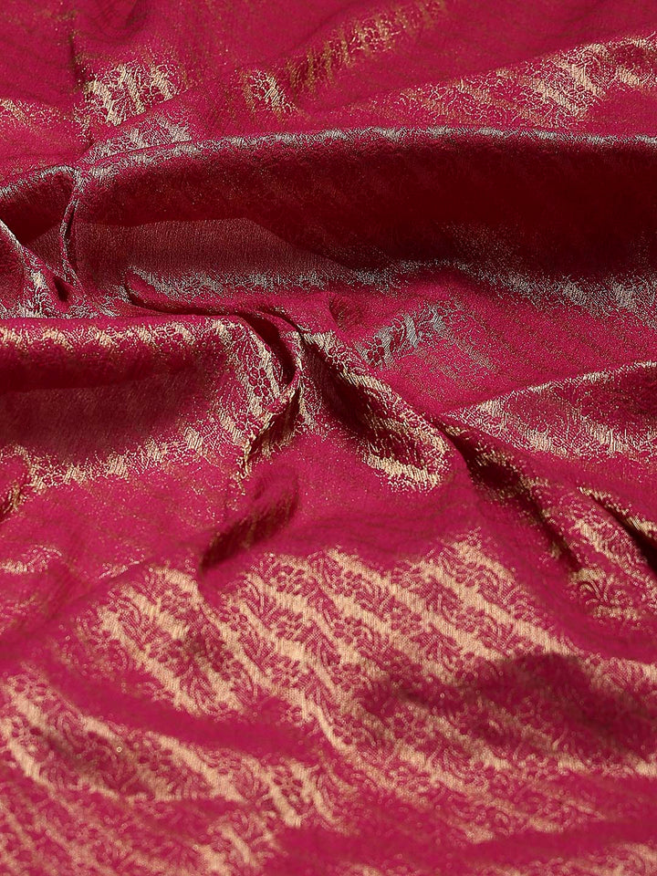 Plain Crepe Saree