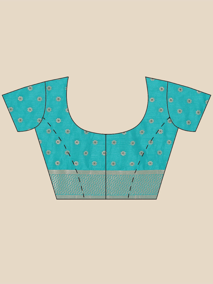 Plain Zari Border Handloom Woven Saree