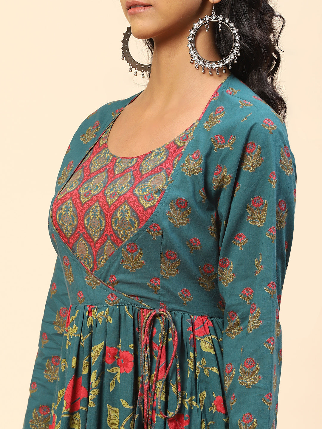 Printed Cotton Anarkali Kurta