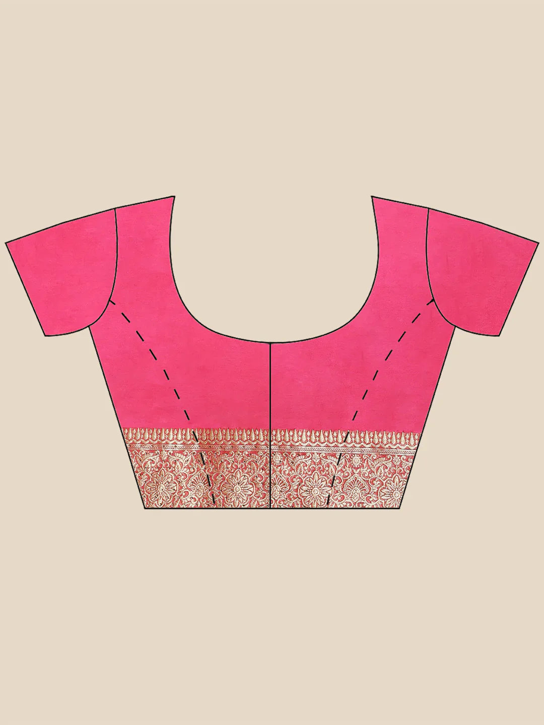 Booti Work Organza Woven Saree