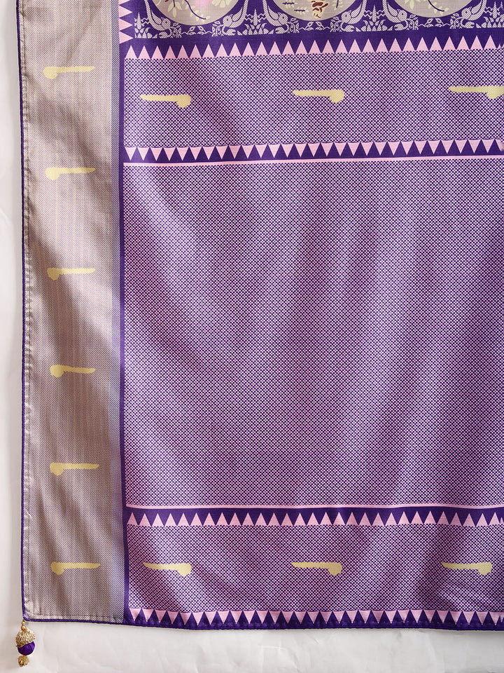 Printed Art Silk Saree