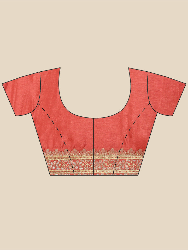 Zari Booti Woven Handloom Saree