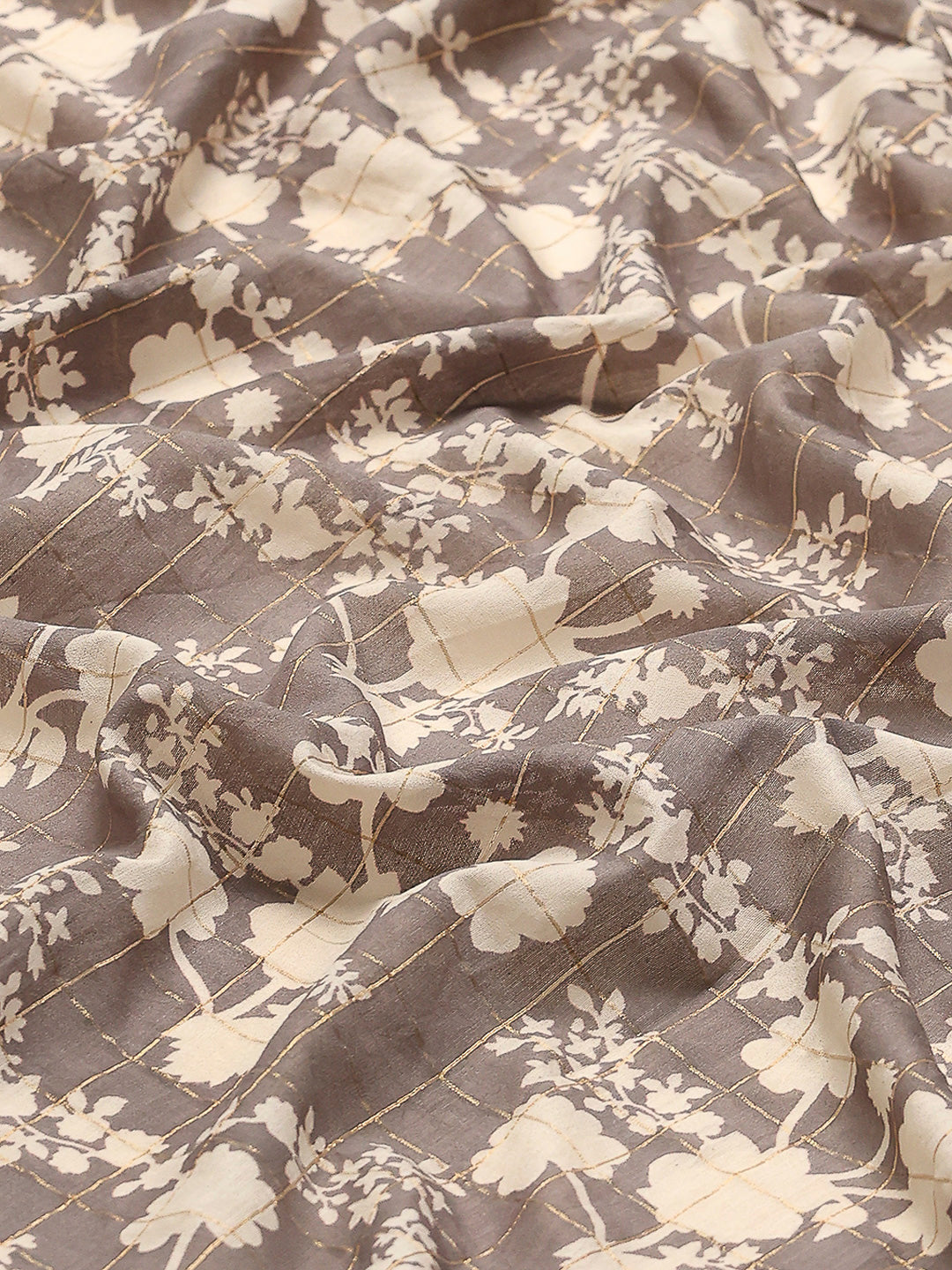 Floral Printed Art Silk Saree