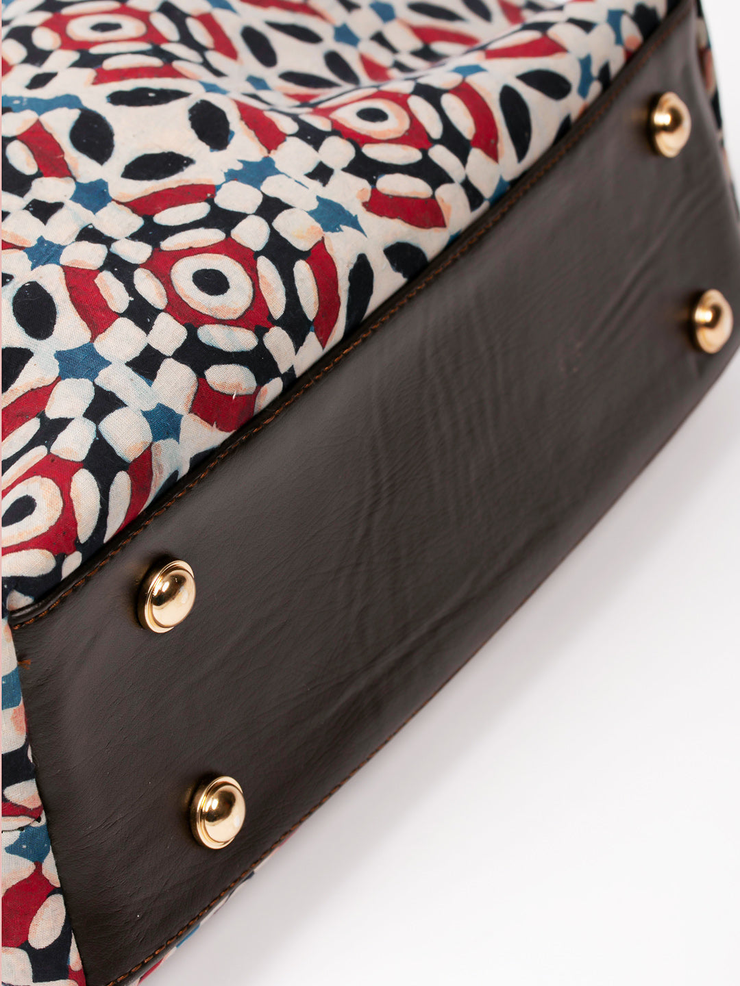 Cotton Flower Print Handbag