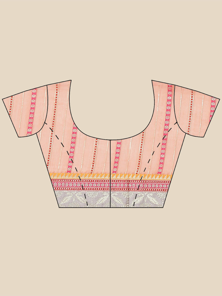 Zari Jaal Woven Cotton Saree
