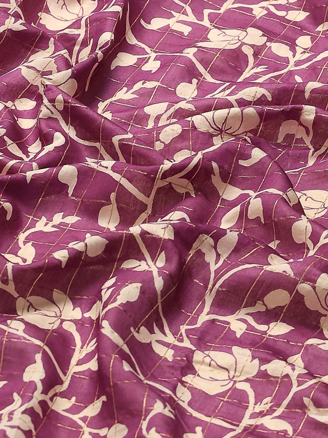 Floral Printed Art Silk Saree