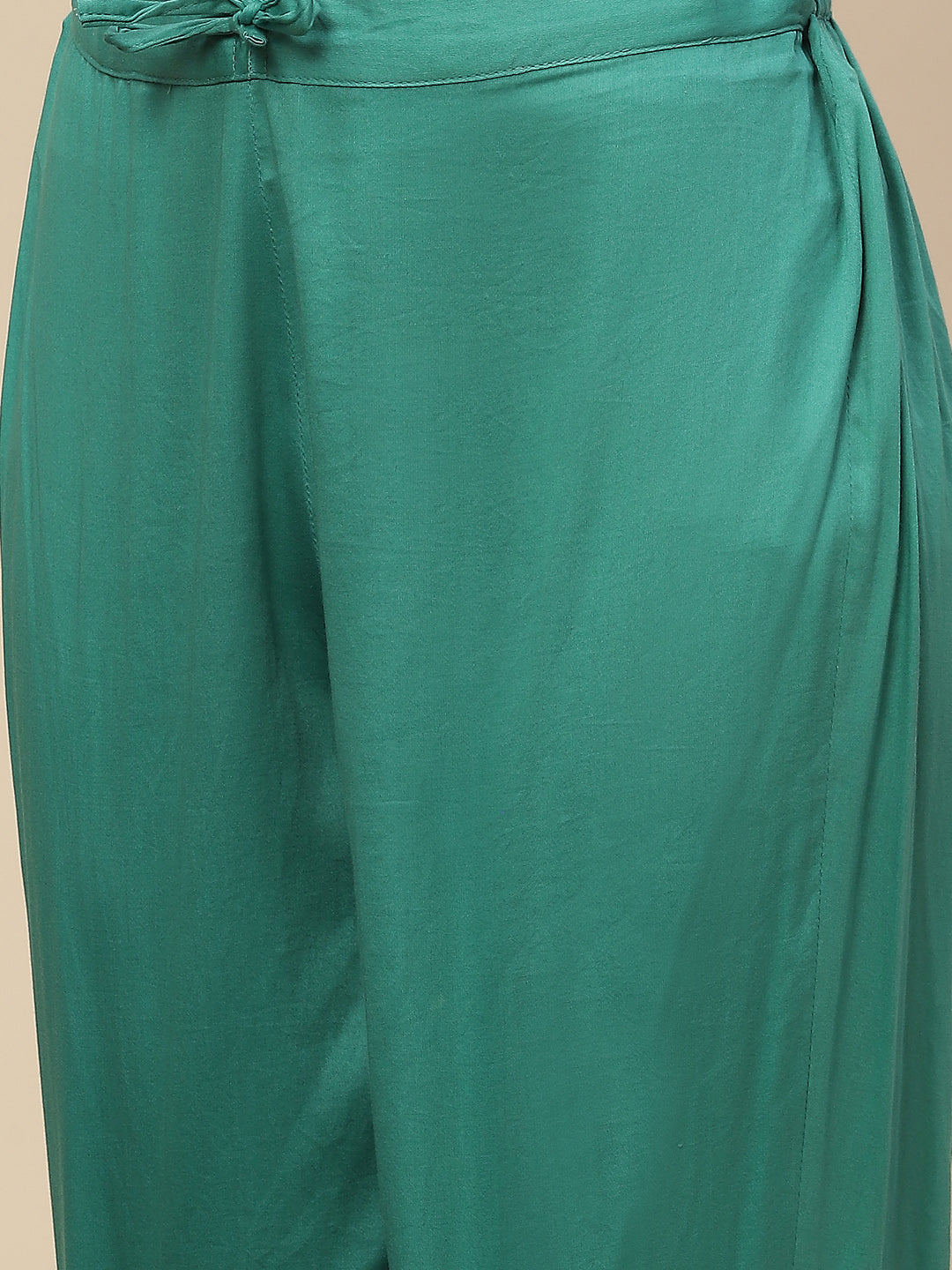 Resham Booti Cotton Kurta With Pants &amp; Dupatta