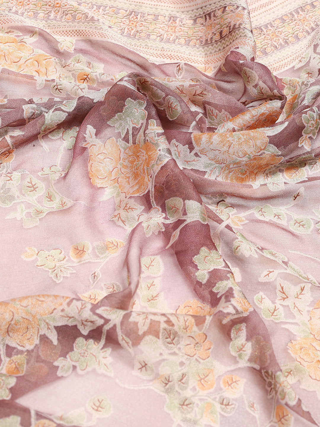 Digital Printed Georgette Saree