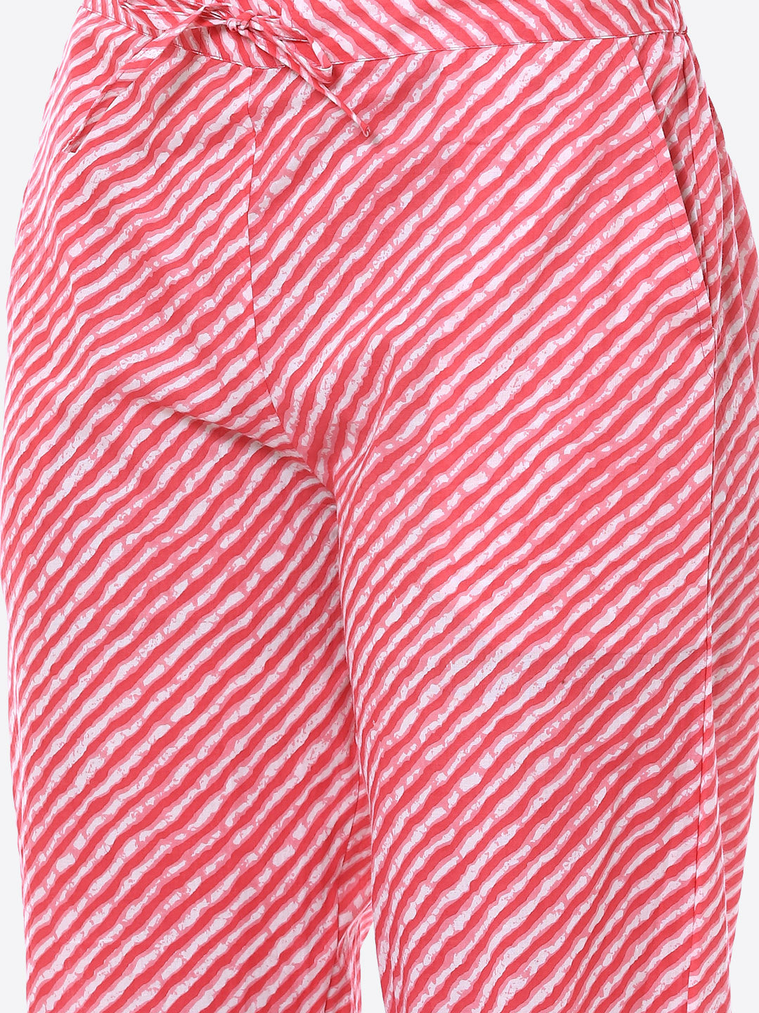 Sequence Work Printed Cotton Kurta With Pant