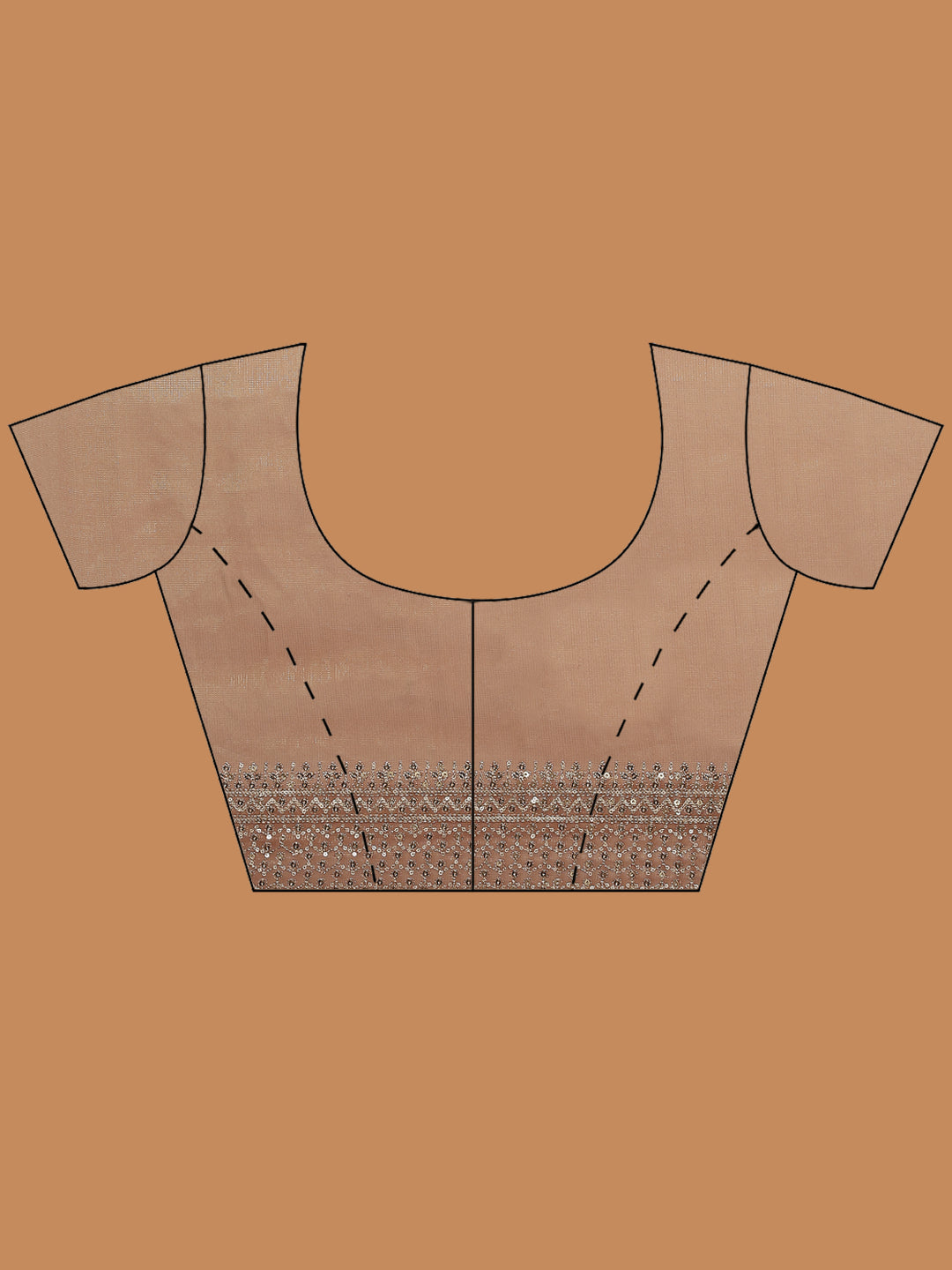 Sequence Embroidery Tissue Saree