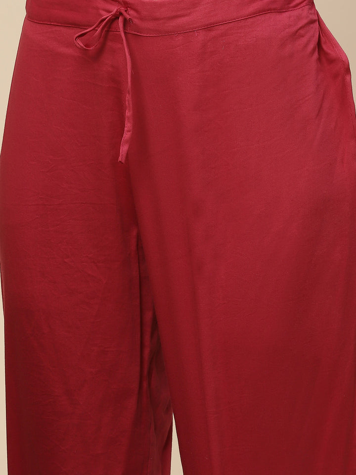 Booti Embroidered Cotton Kurta With Pants &amp; Dupatta
