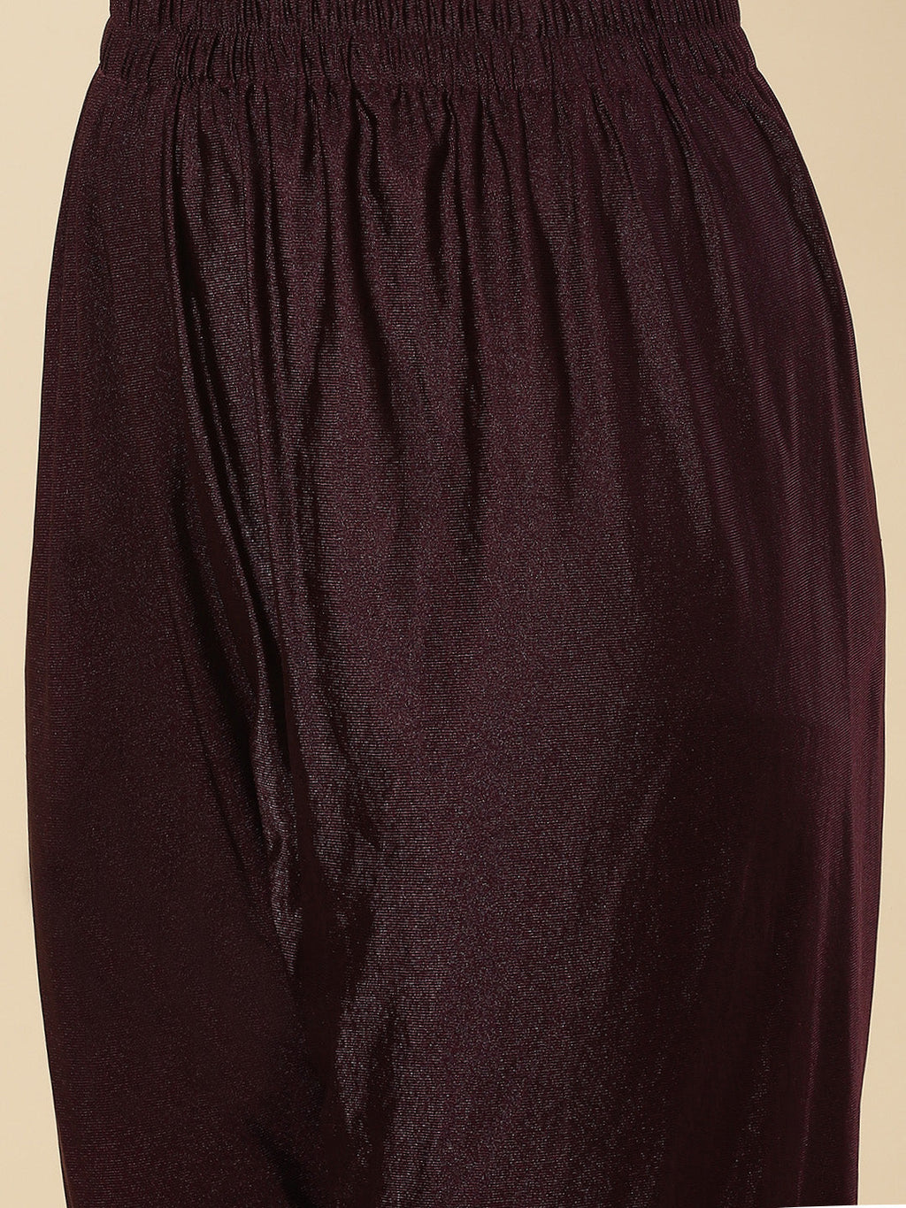 Resham Zari Embroidered Georgette Anarkali Kurta With Churidar & Dupatta