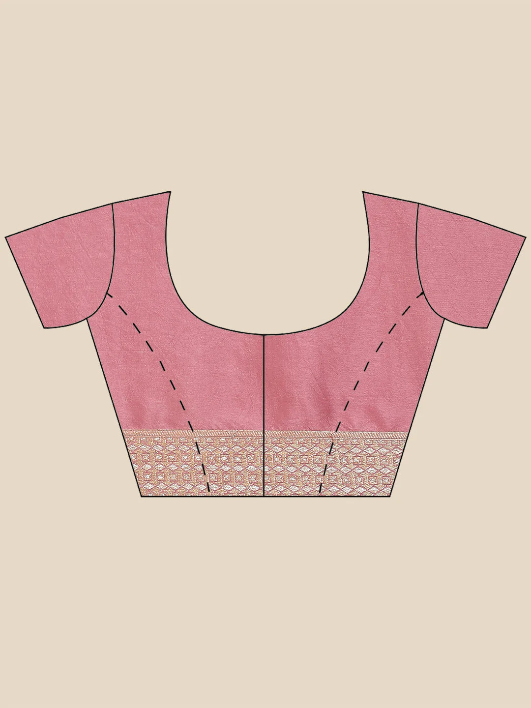 Zari Jaal Handloom Woven Saree