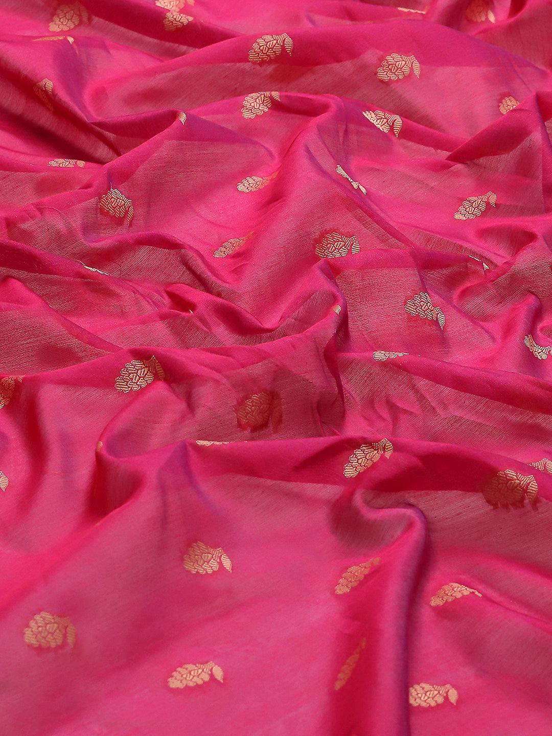 Resham Woven Design Cotton Blend Woven Saree
