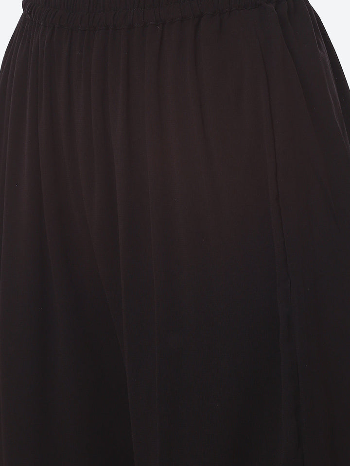 Stone Work Georgette Kurta With Palazzo With Dupatta